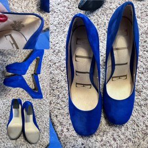 Elle Size 10 Blue Heels